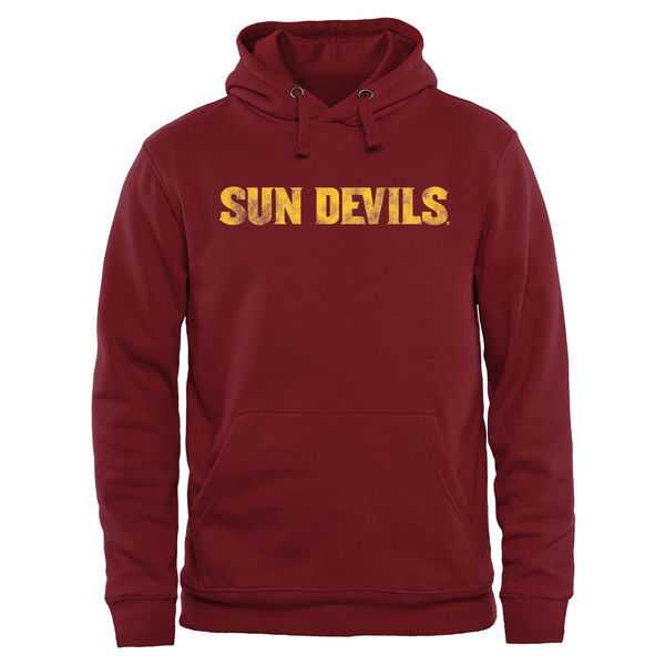 Men's Arizona State Sun Devils Classic Wordmark Pullover Hoodie - Maroon,We sell and wholesale Men's Arizona State Sun Devils Classic Wordmark Pullover Hoodie - Maroon on line form chian!